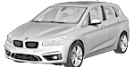 BMW F45 P02D1 Fault Code